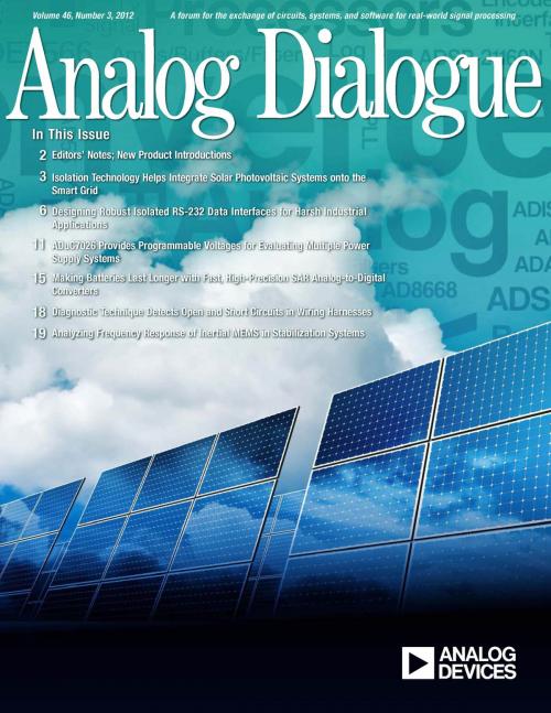 Cover of the book Analog Dialogue, Volume 46, Number 3 by Analog Dialogue, Analog Dialogue
