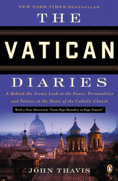 Cover of the book The Vatican Diaries by John Thavis, Penguin Publishing Group