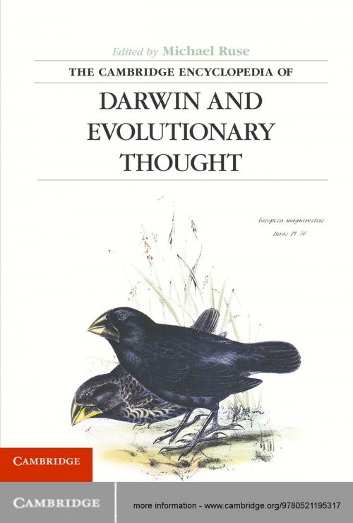 Cover of the book The Cambridge Encyclopedia of Darwin and Evolutionary Thought by , Cambridge University Press