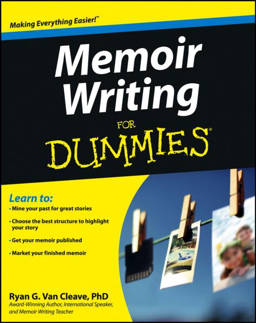 Cover of the book Memoir Writing For Dummies by Ryan Van Cleave, Wiley