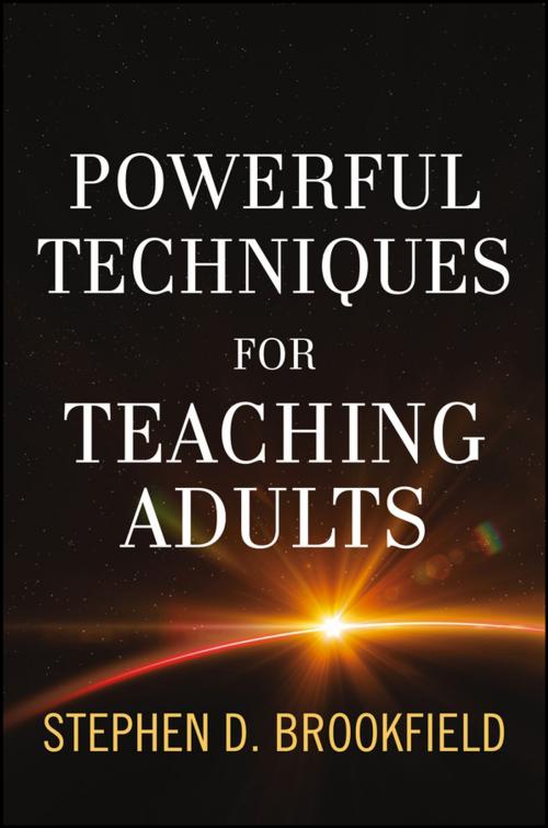 Cover of the book Powerful Techniques for Teaching Adults by Stephen D. Brookfield, Wiley
