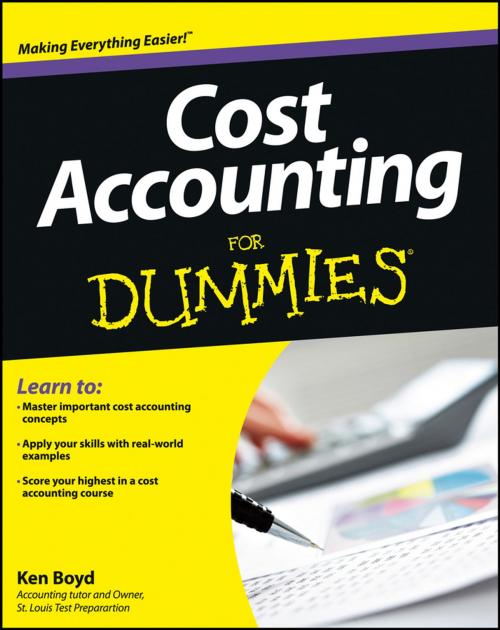 Cover of the book Cost Accounting For Dummies by Kenneth W. Boyd, Wiley