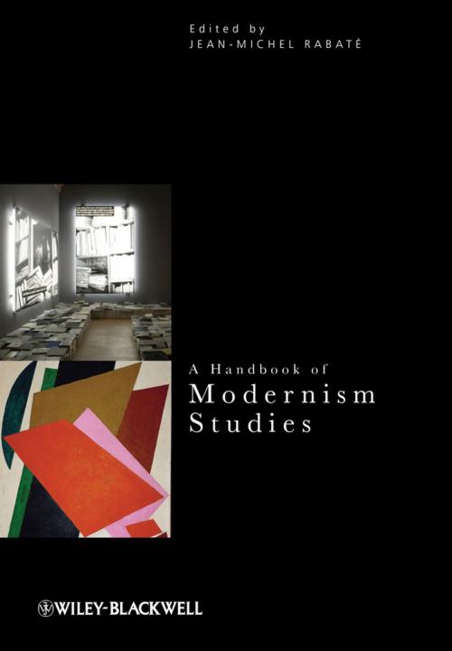Cover of the book A Handbook of Modernism Studies by Jean-Michel Rabaté, Wiley