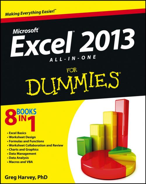 Cover of the book Excel 2013 All-in-One For Dummies by Greg Harvey, Wiley