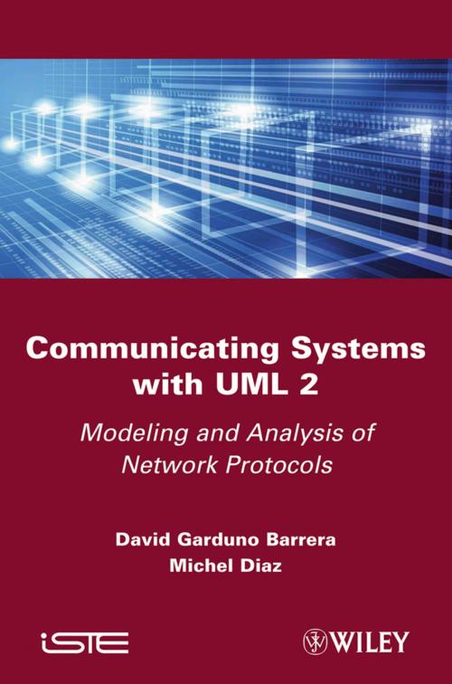 Cover of the book Communicating Systems with UML 2 by David Garduno Barrera, Michel Diaz, Wiley