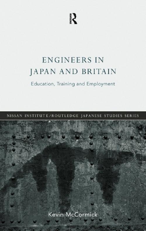 Cover of the book Engineers in Japan and Britain by Kevin McCormick, Taylor and Francis