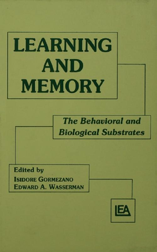 Cover of the book Learning and Memory by , Taylor and Francis