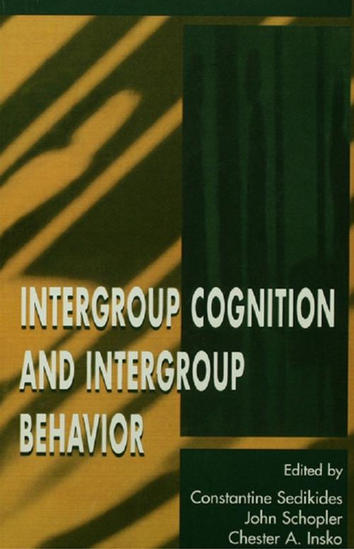 Cover of the book Intergroup Cognition and Intergroup Behavior by , Taylor and Francis