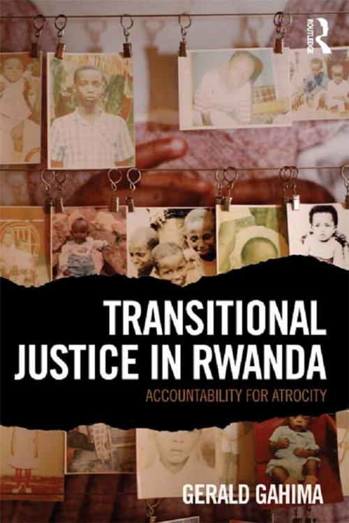Cover of the book Transitional Justice in Rwanda by Gerald Gahima, Taylor and Francis