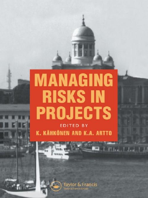 Cover of the book Managing Risks in Projects by K.A. Artto, K. Kahkonen, CRC Press