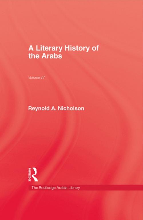 Cover of the book Literary History Of The Arabs by Nicholson, Taylor and Francis