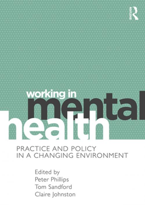 Cover of the book Working in Mental Health by , Taylor and Francis