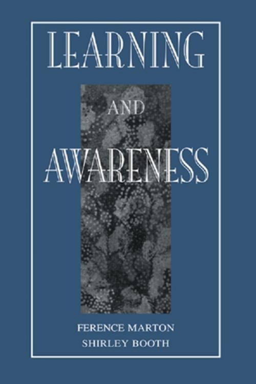 Cover of the book Learning and Awareness by Ference Marton, Shirley Booth, Taylor and Francis