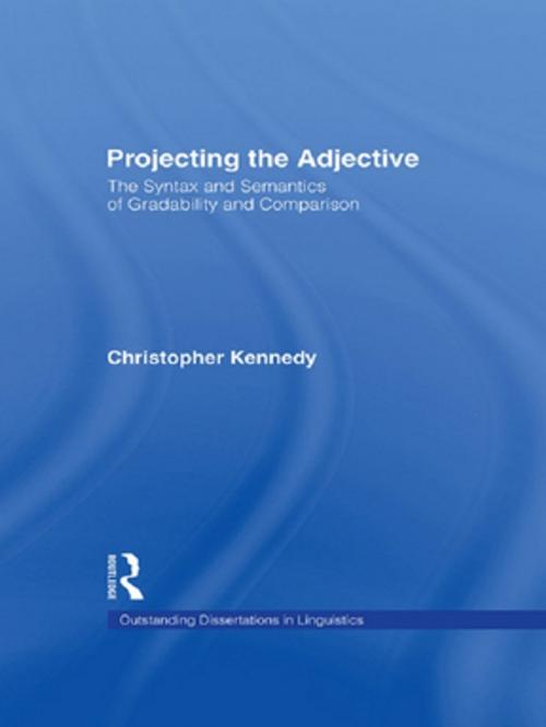 Cover of the book Projecting the Adjective by Christopher Kennedy, Taylor and Francis