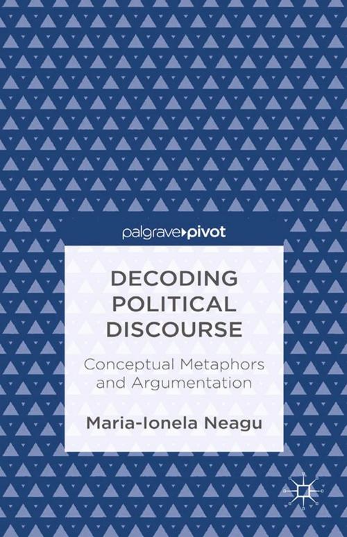 Cover of the book Decoding Political Discourse by Maria-Ionela Neagu, Palgrave Macmillan UK