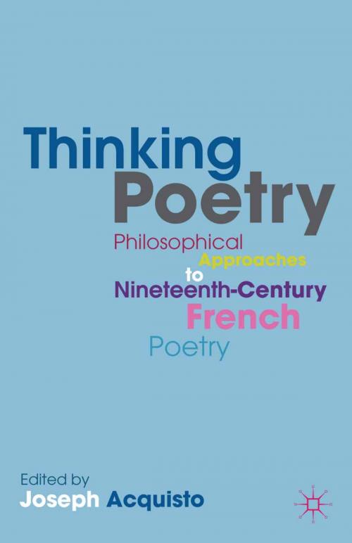 Cover of the book Thinking Poetry by , Palgrave Macmillan US