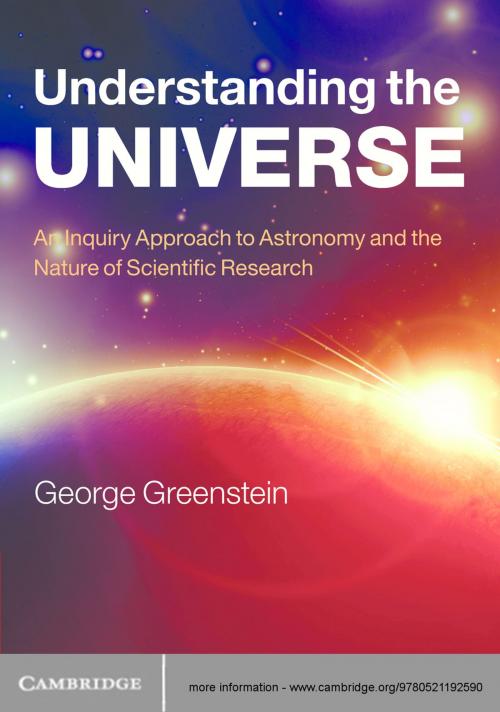 Cover of the book Understanding the Universe by George Greenstein, Cambridge University Press
