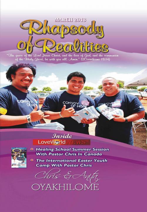 Cover of the book Rhapsody of Realities March 2013 Edition by Pastor Chris Oyakhilome, LoveWorld Publishing