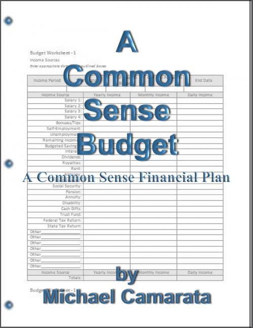Cover of the book A Common Sense Budget by Michael Camarata, Michael Camarata