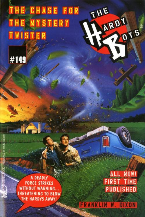 Cover of the book The Chase for the Mystery Twister by Franklin W. Dixon, Aladdin