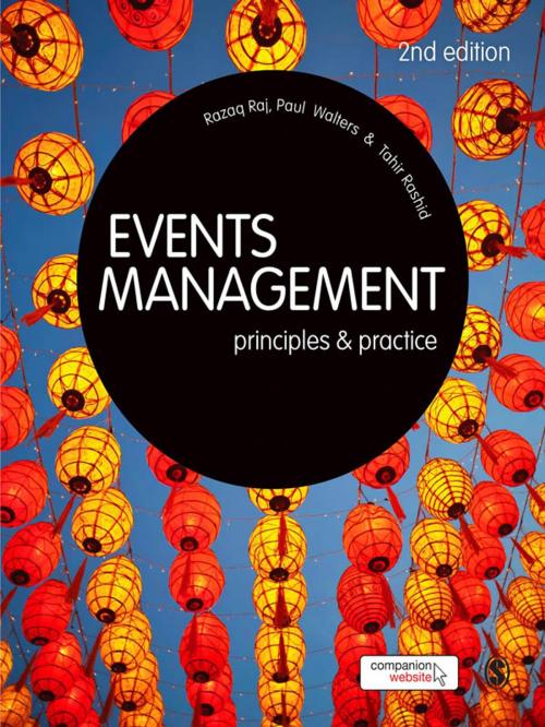 Cover of the book Events Management by Razaq Raj, Paul Walters, Tahir Rashid, SAGE Publications