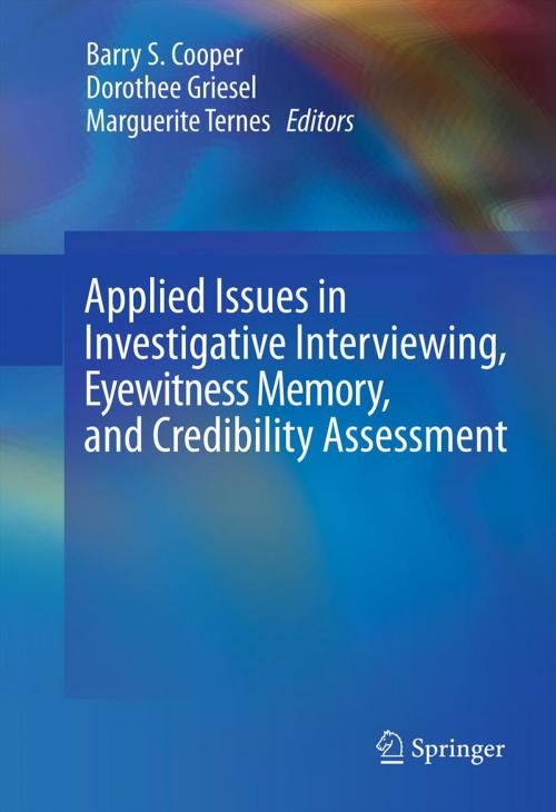 Cover of the book Applied Issues in Investigative Interviewing, Eyewitness Memory, and Credibility Assessment by , Springer New York