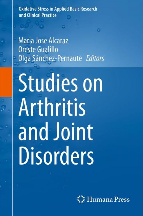 Cover of the book Studies on Arthritis and Joint Disorders by , Springer New York