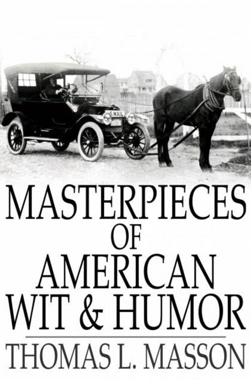 Cover of the book Masterpieces of American Wit and Humor by , The Floating Press