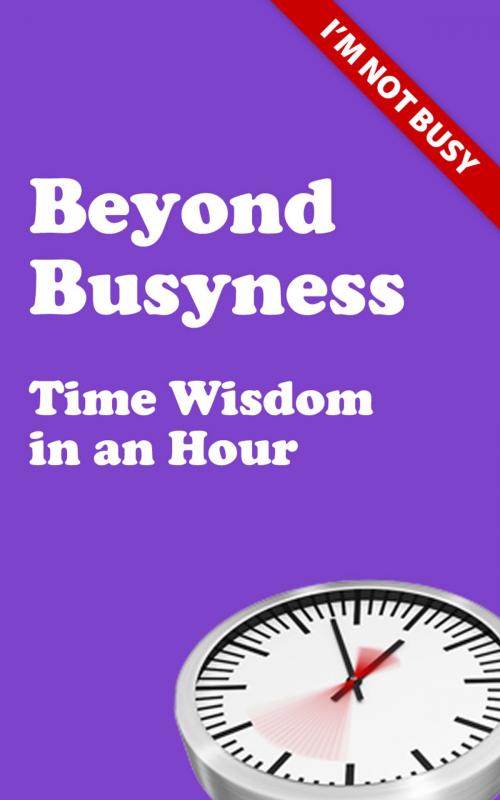 Cover of the book Beyond Busyness by Stephen Cherry, Sacristy Press