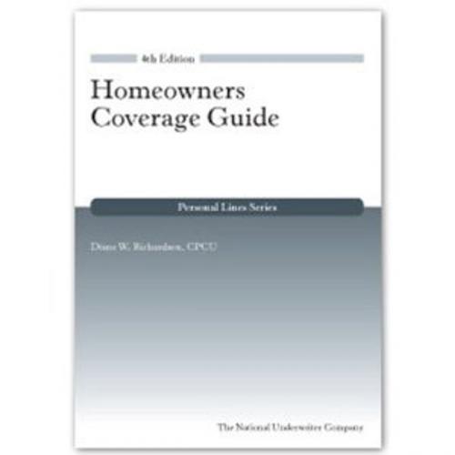 Cover of the book Homeowners Coverage Guide by Diane W. Richardson, CPCU, The National Underwriter Company