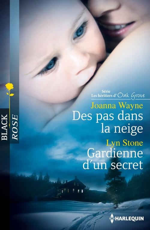 Cover of the book Des pas dans la neige - Gardienne d'un secret by Joanna Wayne, Lyn Stone, Harlequin