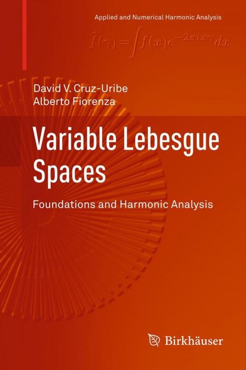 Cover of the book Variable Lebesgue Spaces by Alberto Fiorenza, David V. Cruz-Uribe, Springer Basel