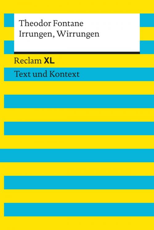 Cover of the book Irrungen, Wirrungen by Theodor Fontane, Reclam Verlag