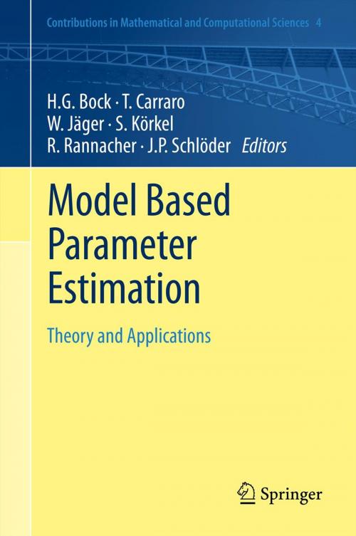 Cover of the book Model Based Parameter Estimation by , Springer Berlin Heidelberg