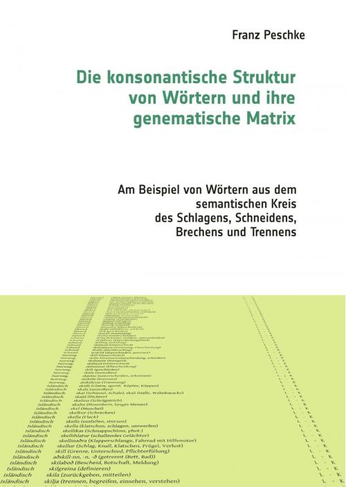Cover of the book Die konsonantische Struktur von Wörtern und ihre genematische Matrix by Franz Peschke, Projekt