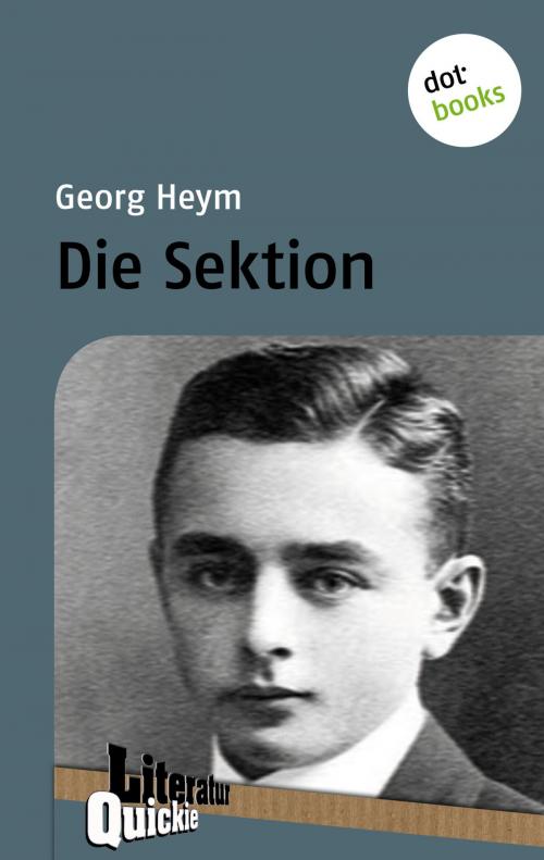 Cover of the book Die Sektion - Literatur-Quickie by Georg Heym, dotbooks GmbH