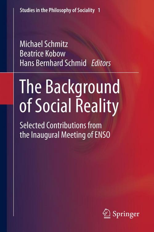Cover of the book The Background of Social Reality by , Springer Netherlands