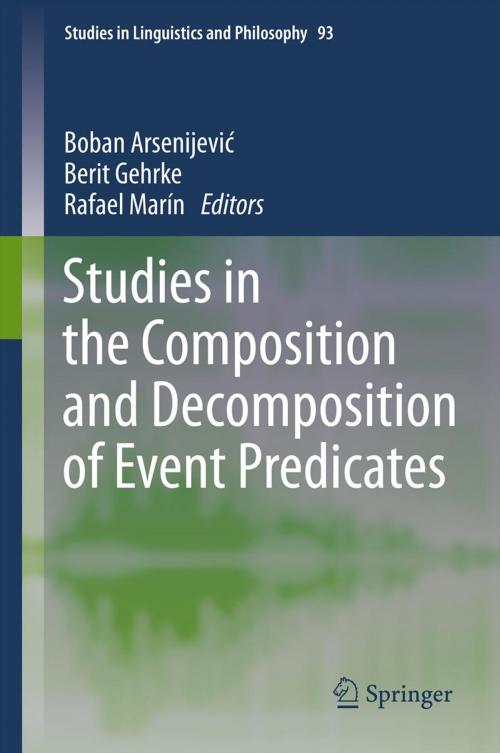 Cover of the book Studies in the Composition and Decomposition of Event Predicates by , Springer Netherlands