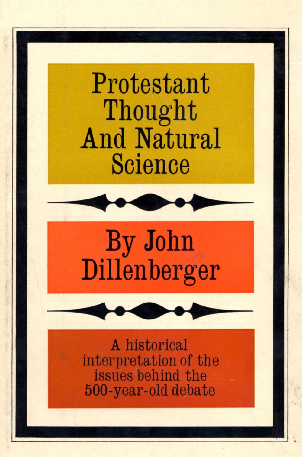Big bigCover of Protestant Thought and Natural Science