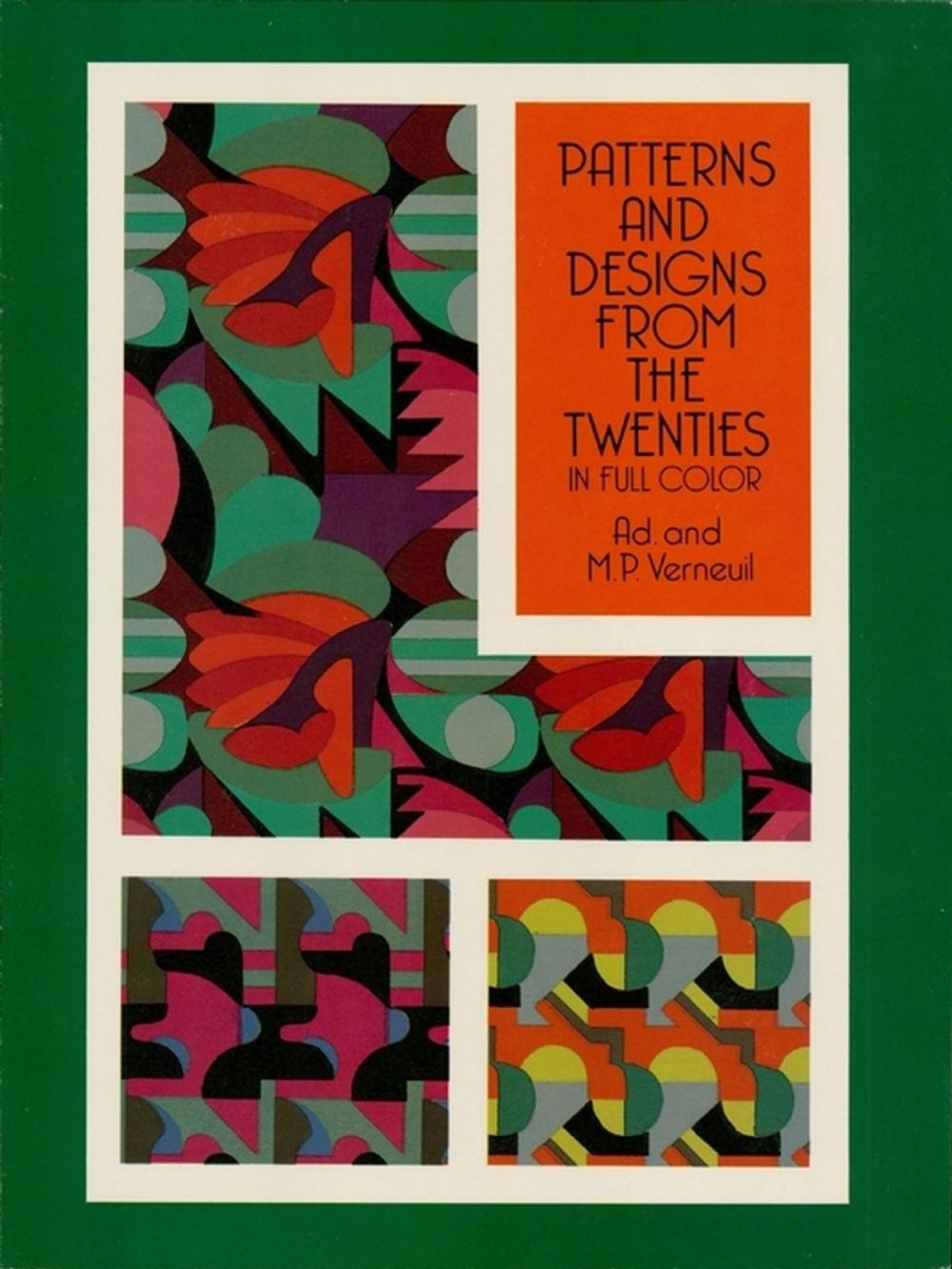 Big bigCover of Patterns and Designs from the Twenties in Full Color