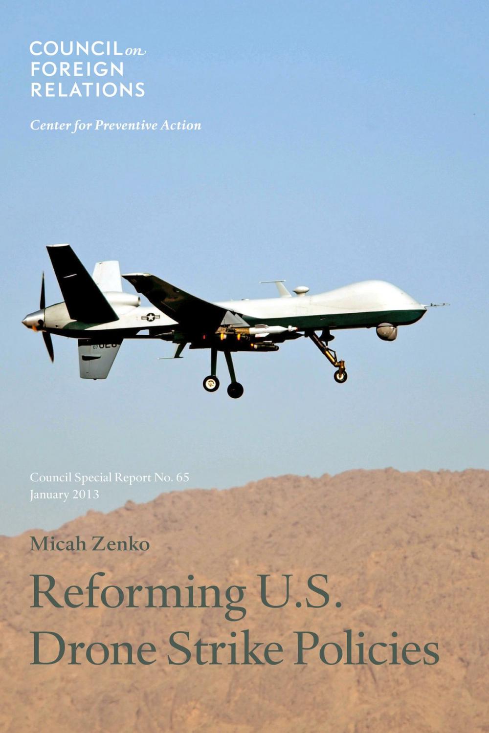 Big bigCover of Reforming U.S. Drone Strike Policies