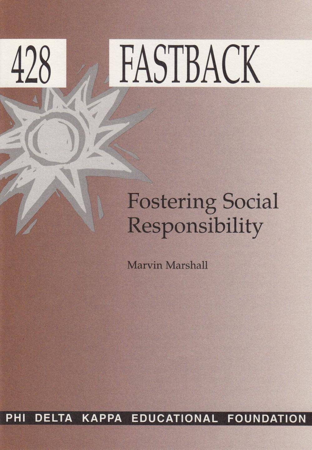 Big bigCover of Fostering Social Responsibility