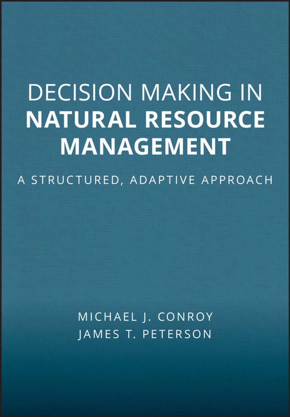 Big bigCover of Decision Making in Natural Resource Management