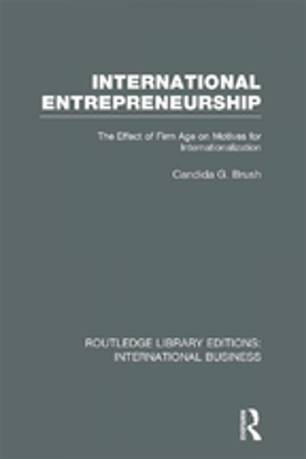 Big bigCover of International Entrepreneurship (RLE International Business)