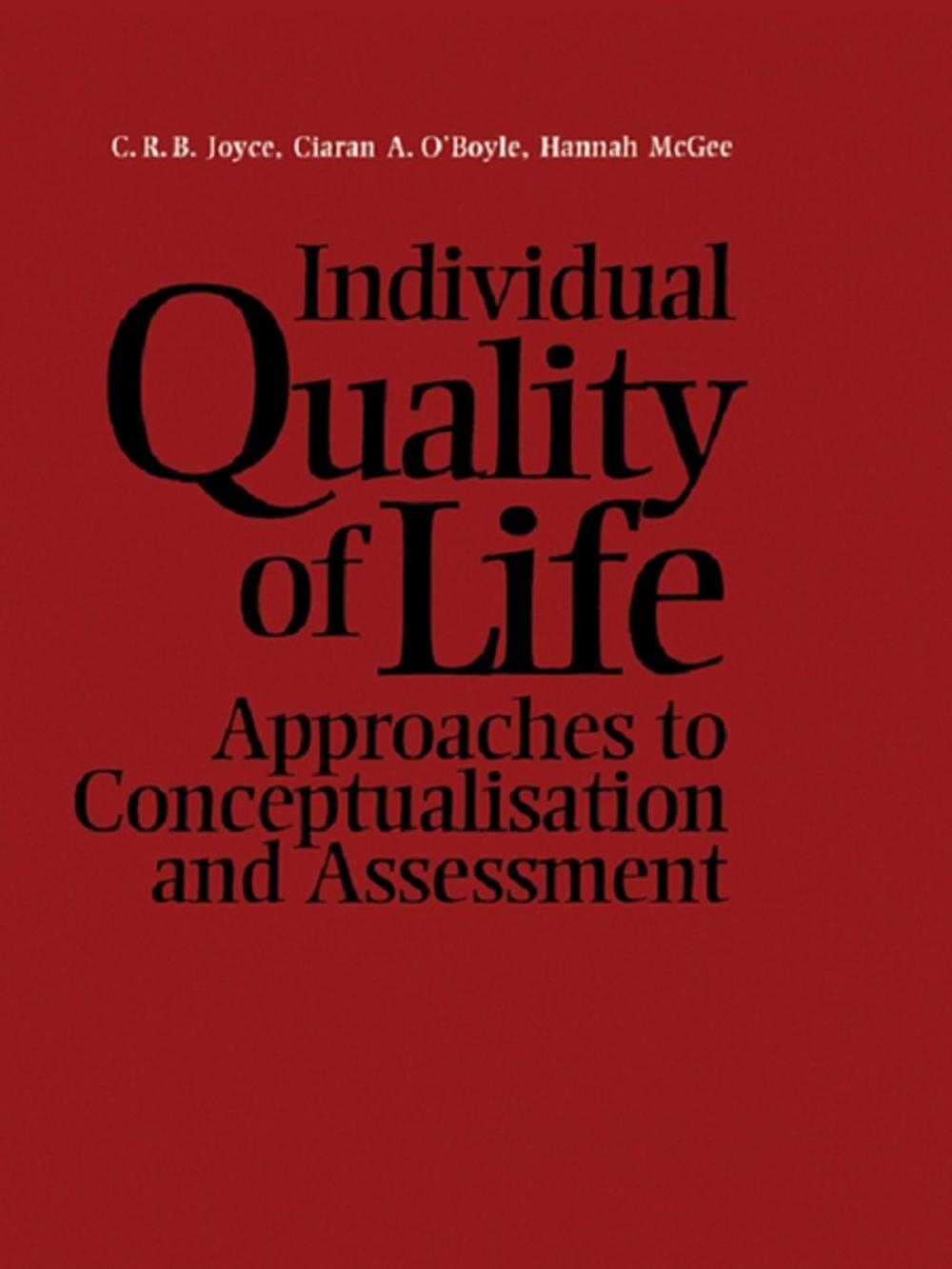 Big bigCover of Individual Quality of Life