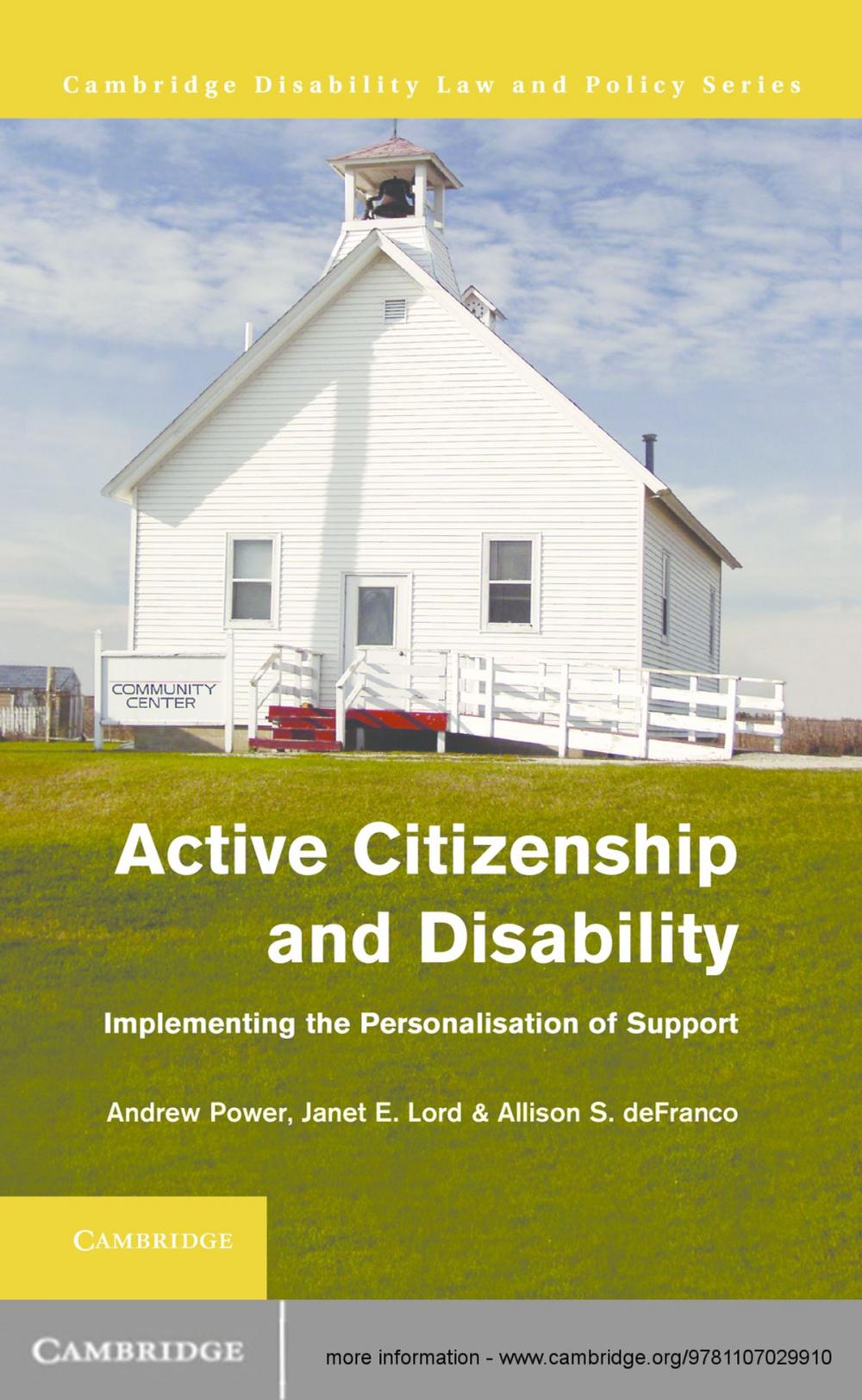Big bigCover of Active Citizenship and Disability