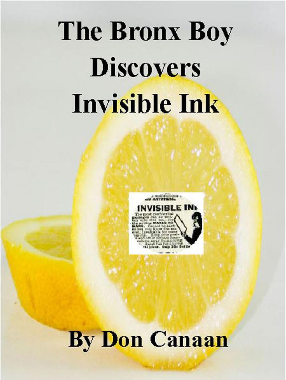 Big bigCover of The Bronx Boy Discovers Invisible Ink