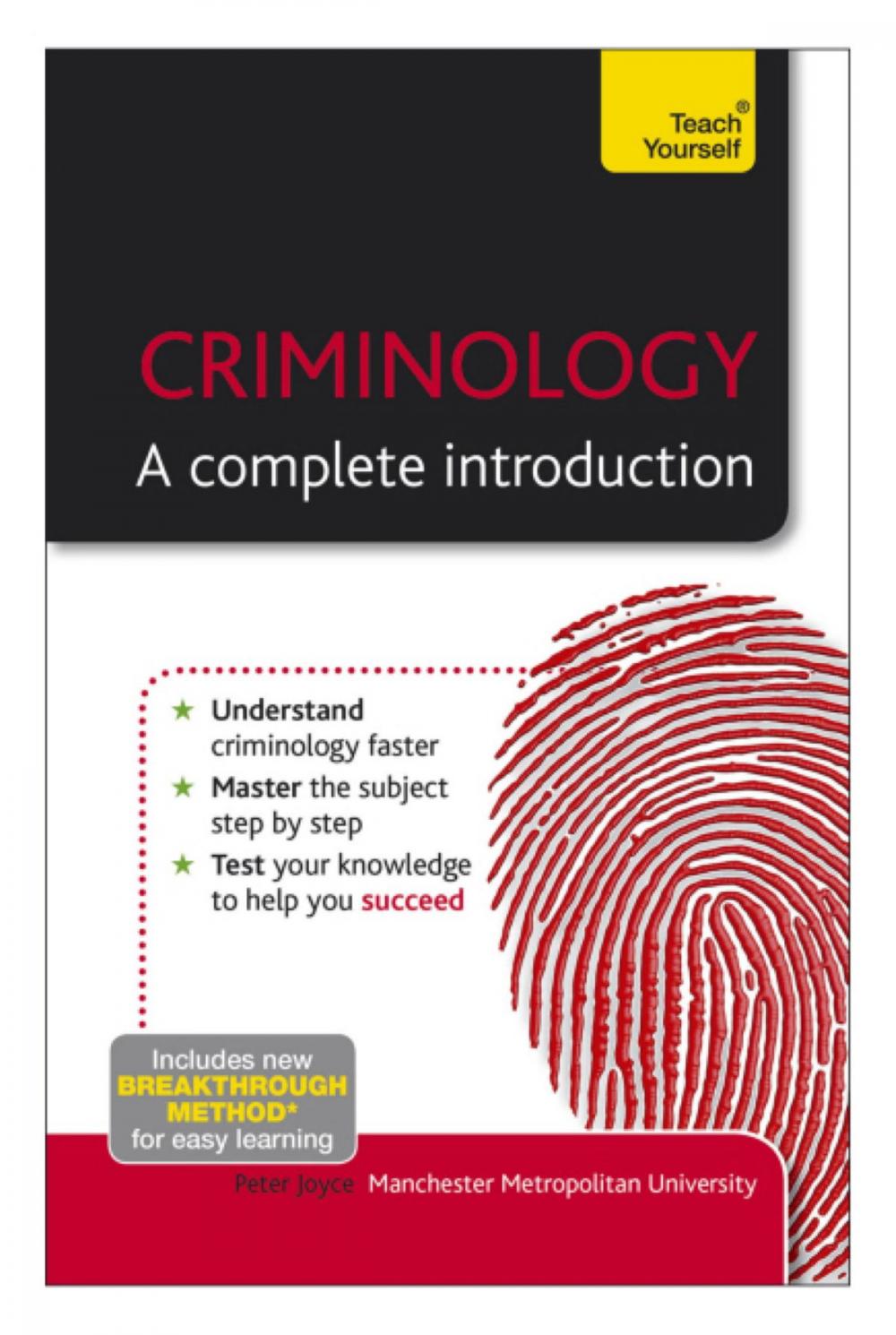 Big bigCover of Criminology: A Complete Introduction: Teach Yourself