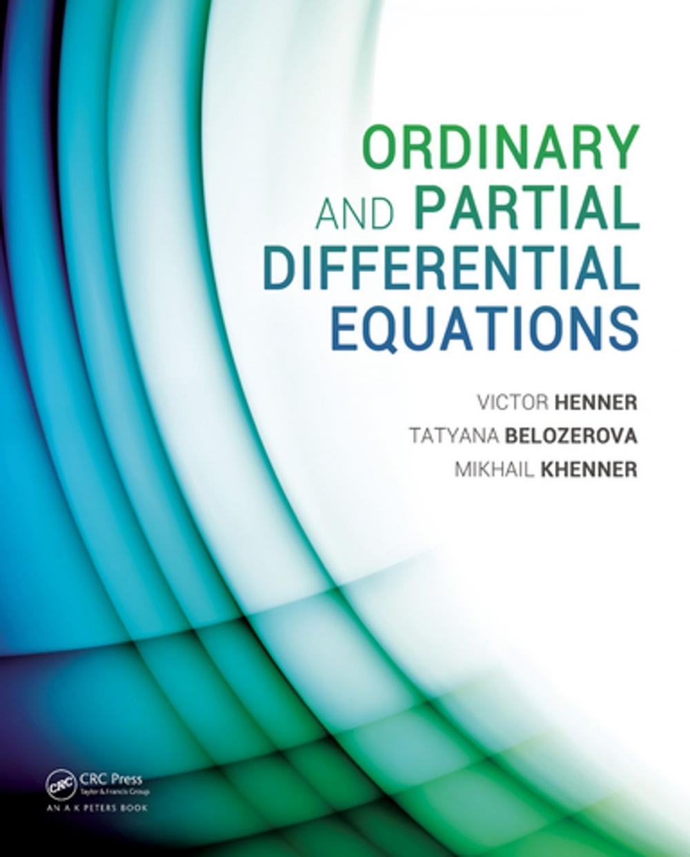 Big bigCover of Ordinary and Partial Differential Equations
