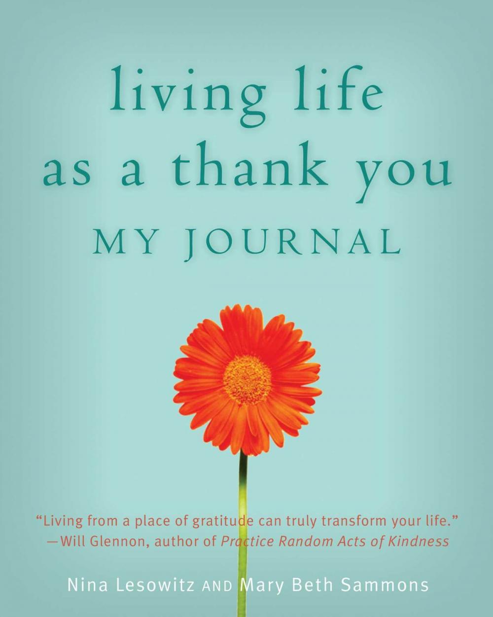 Big bigCover of Living Life as a Thank You Journal